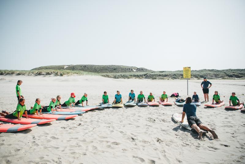 Surfen op watersportvakantie