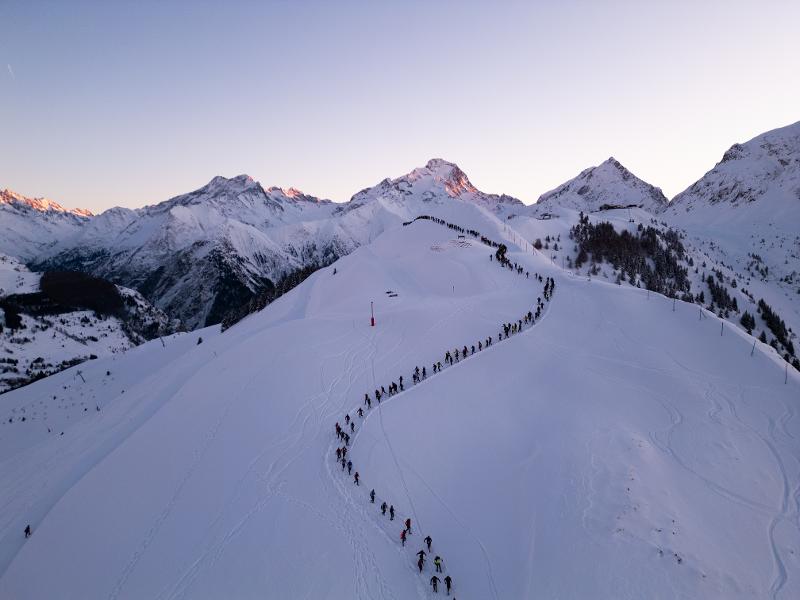 een mooie berg tijdens een jongerenreis wintersport