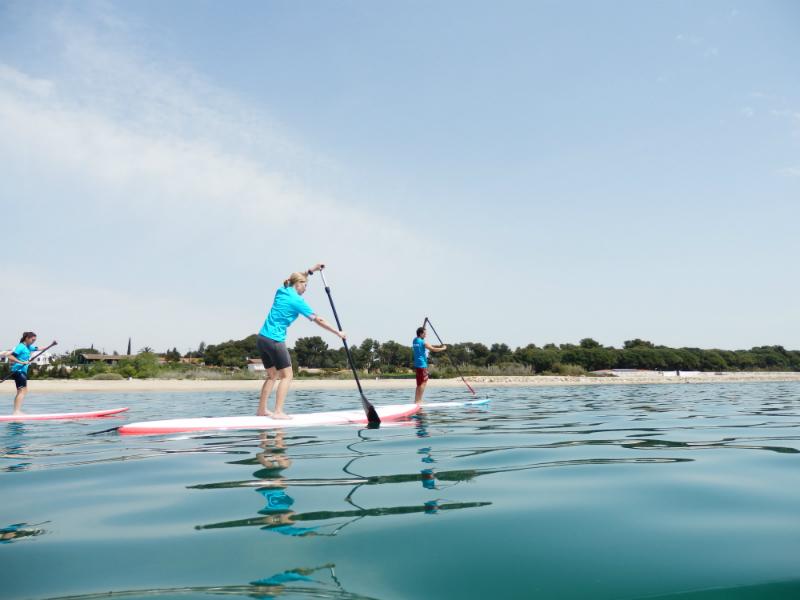 Een wateractiviteit tijdens de taalvakantie Spaans