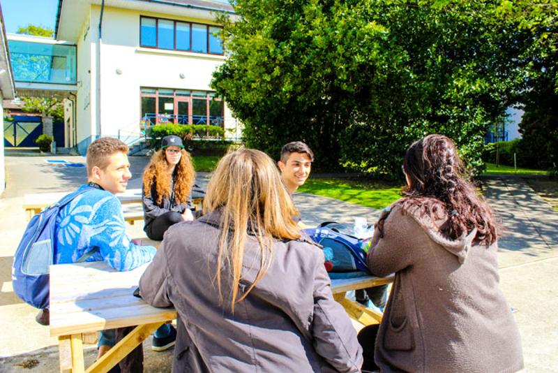 picknicken met deelnemers tijdens taalreis engels 