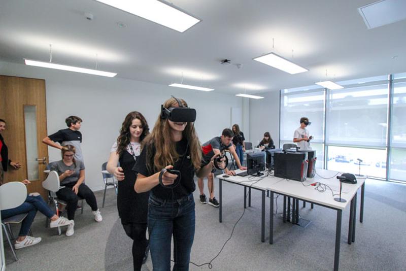 VR bril tijdens taalreis engels 