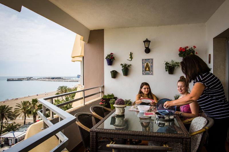 Balkon op de jongerenreis september