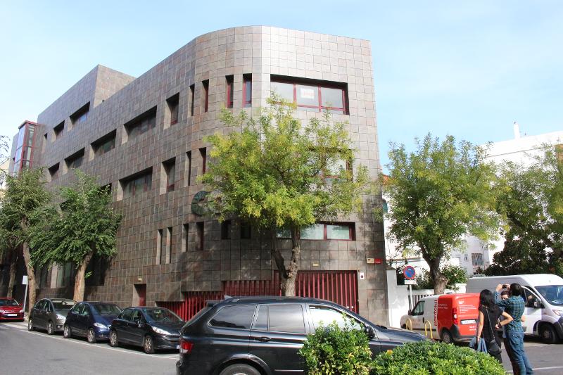 Schoolgebouw tijdens taalcursus Spaans Spanje