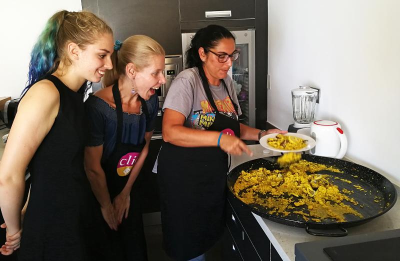 paella kookles tijdens taalcursus Spaans Spanje
