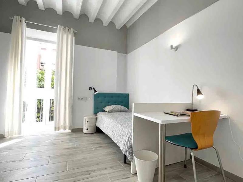 Slaapkamer op verblijf tijdens taalcursus Spaans Spanje