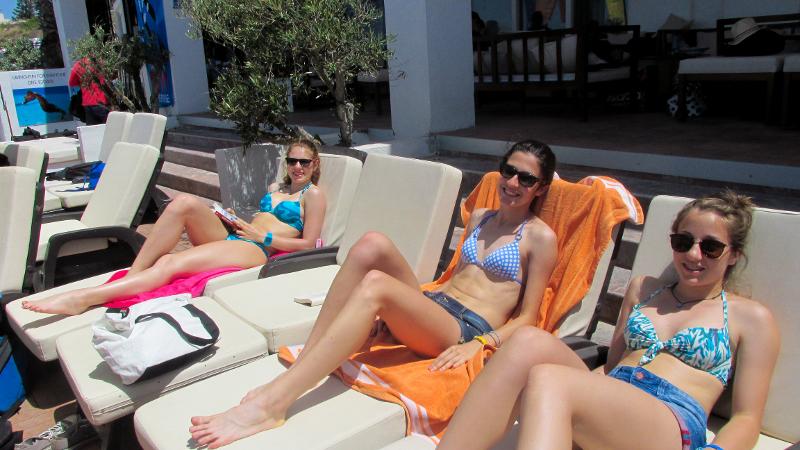 Zonnen op vakantie tijdens taalreis Malta
