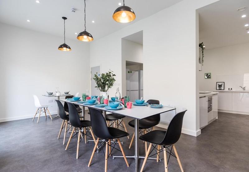Woonkamer in de residentie tijdens de taalcursussen buitenland