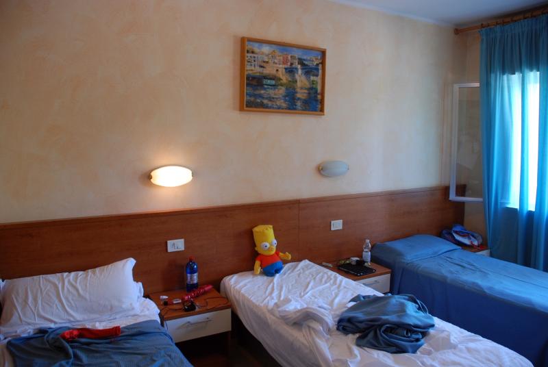 Slaapkamer in Lignano tijdens taalreis Italië