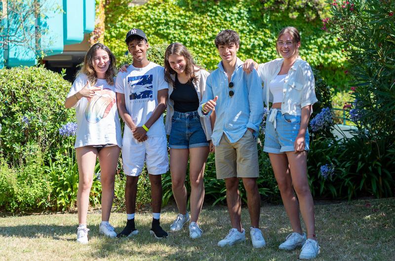 Groep studenten tijdens de taalreis Frankrijk