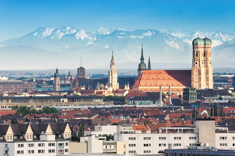 Uitzicht in de stad tijdens taalreis Duitsland