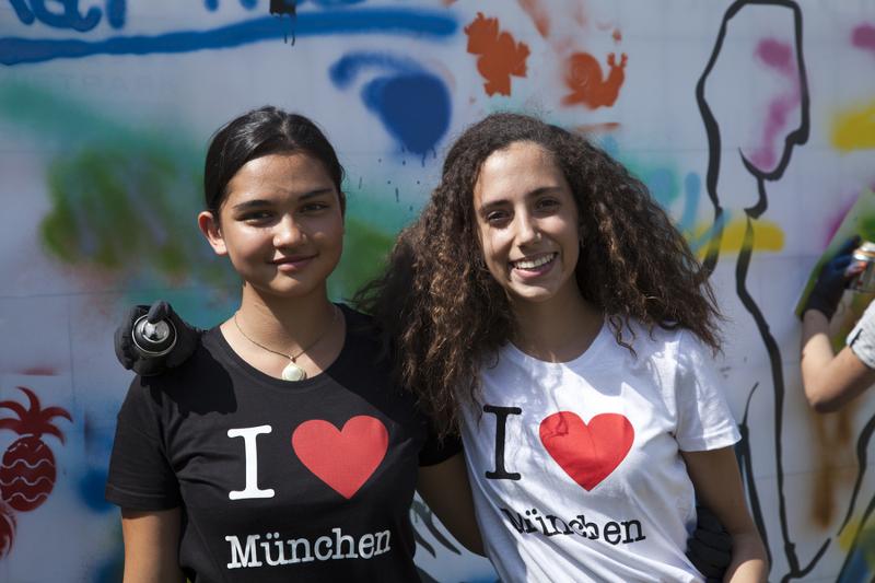 twee vriendinnen in München tijdens taalreis Duitsland