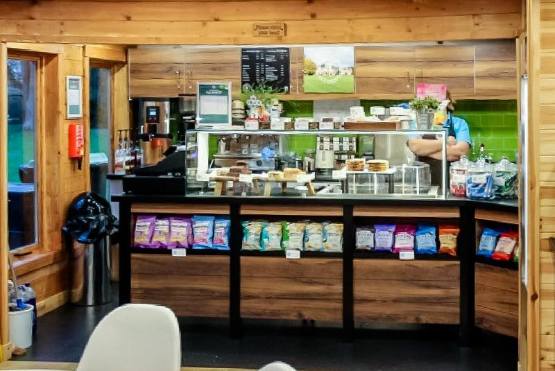 Kiosk op de taalreis Engeland