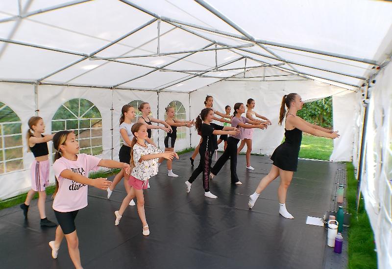 Dansen op een danskamp