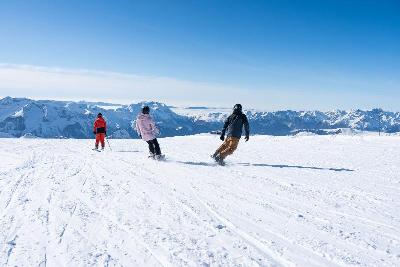 snowboarden tijdens een jongerenreis wintersport